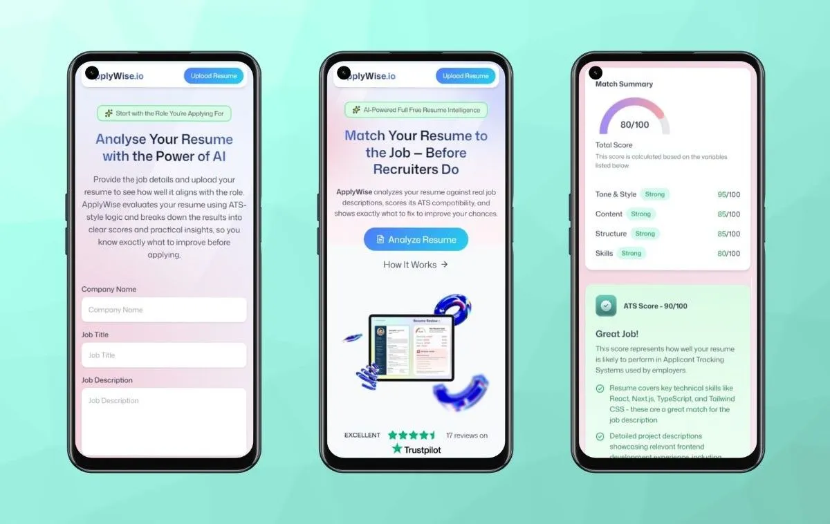 AI Resume Builder & Career Platform with 98% Accurate Results