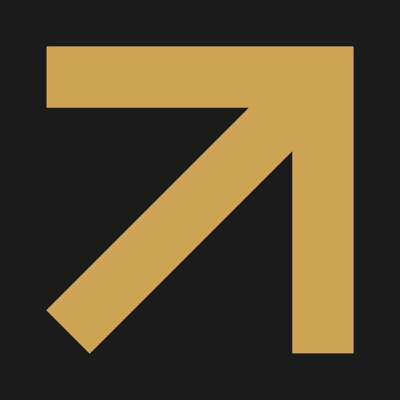 arrow icon image on dark square